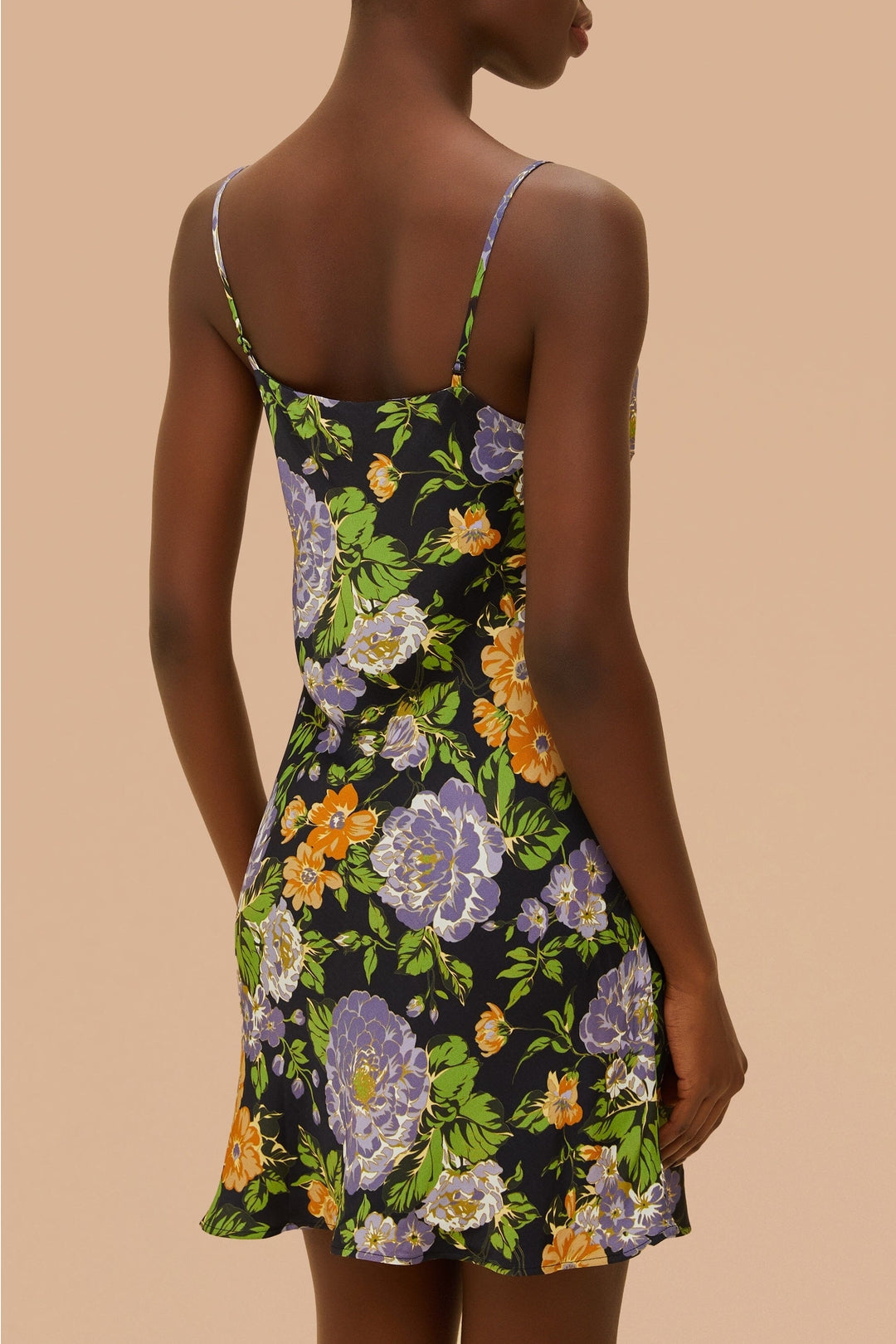 DJV_Capri Floral Black Robes courtes - Capri Floral Black
