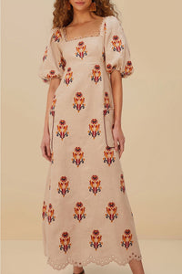 Rose Robe longue - Rose