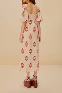 Rose Robe longue - Rose