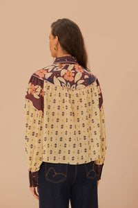 Blouse Ainika Chill en coton - Beige