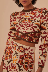 DJV_Toucans Scarf Cream Cardigans & Pulls - Toucans Scarf Cream