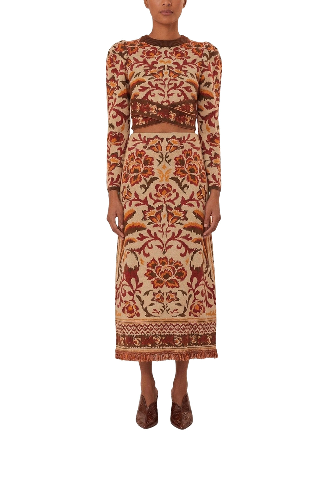 DJV_Toucans Scarf Cream Cardigans & Pulls - Toucans Scarf Cream