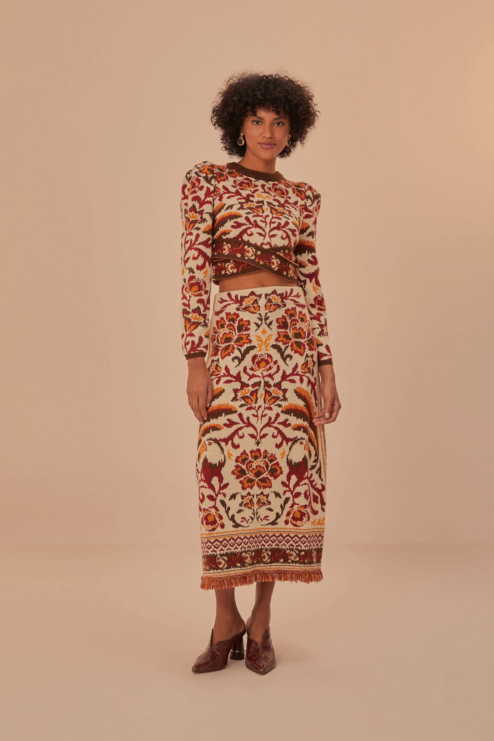 NEW_Toucans Scarf Cream Jupes & Shorts - Toucans Scarf Cream