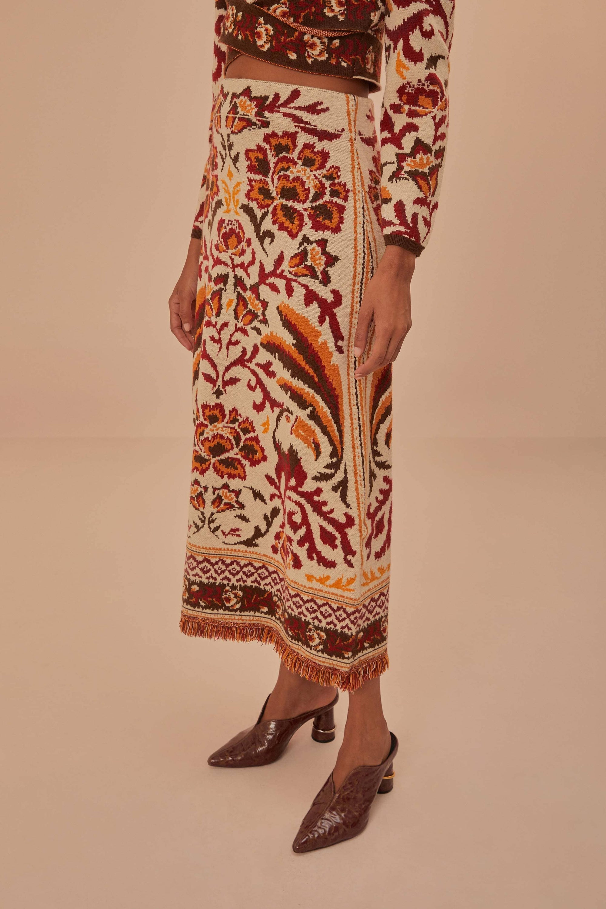 NEW_Toucans Scarf Cream Jupes & Shorts - Toucans Scarf Cream