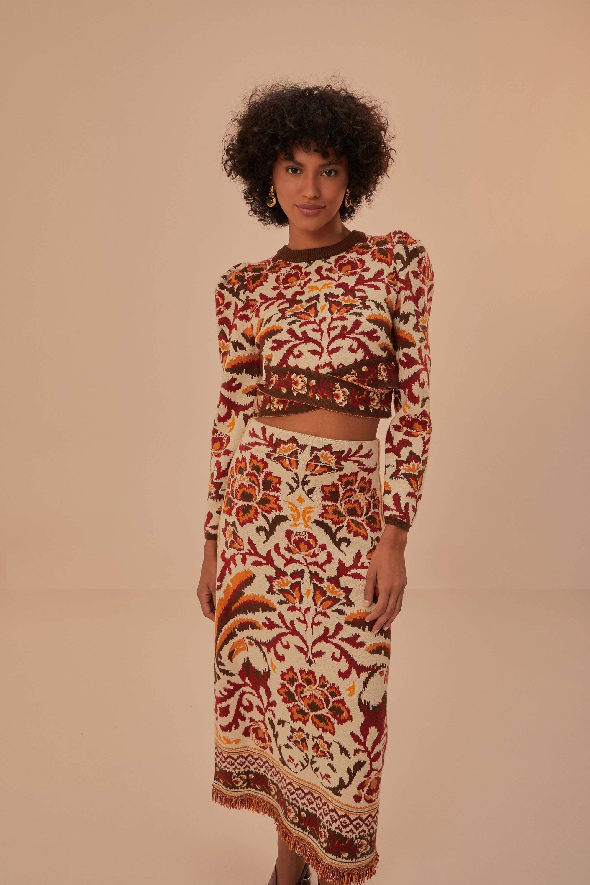 NEW_Toucans Scarf Cream Jupes & Shorts - Toucans Scarf Cream