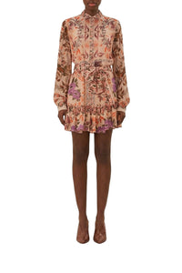Robe courte Jardin d'hiver - Beige