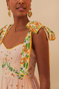 DJV_Botanical Pink Robes midi - Botanical Pink