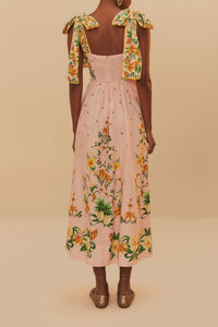 DJV_Botanical Pink Robes midi - Botanical Pink