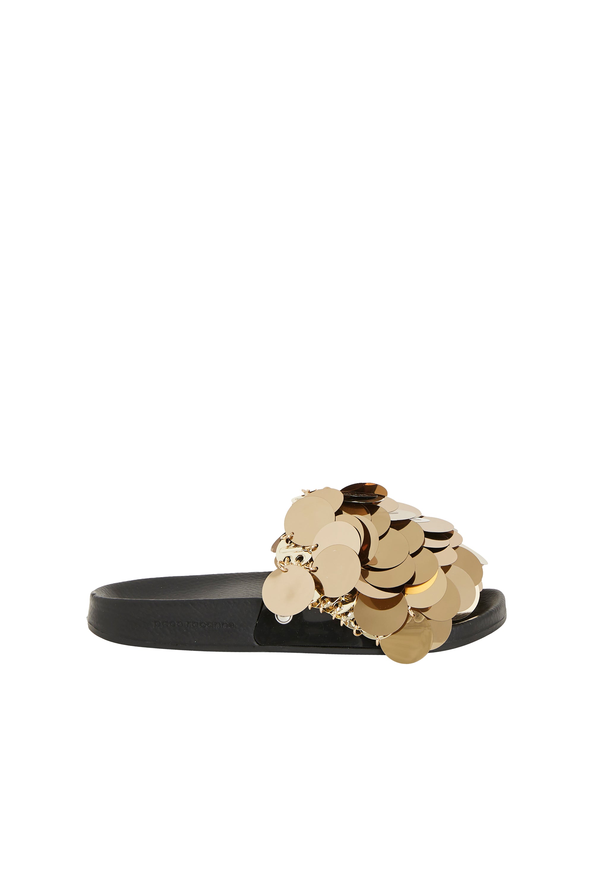 Sequin sandals - Light Gold