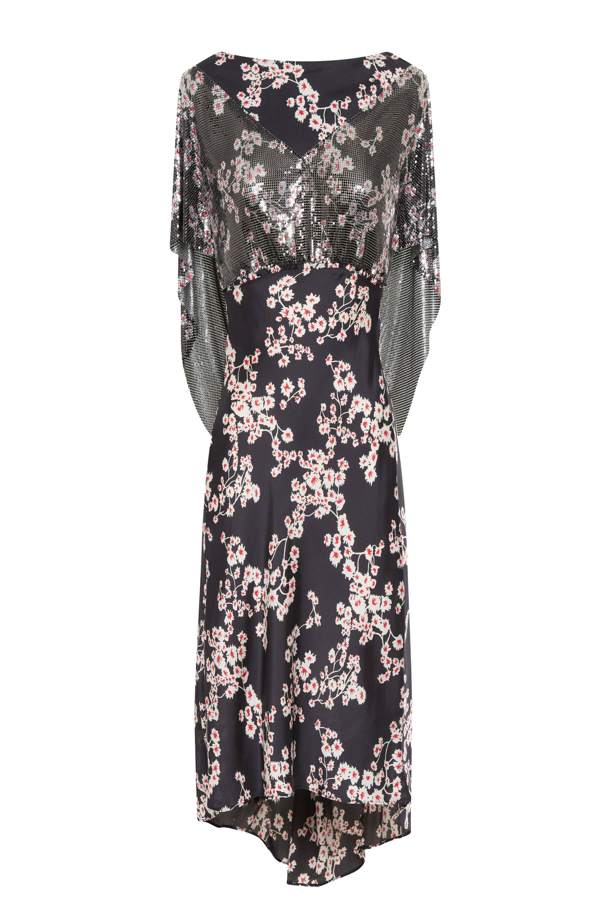 Robe pailletée à imprimé - Black Sakura