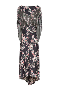 Robe pailletée à imprimé - Black Sakura