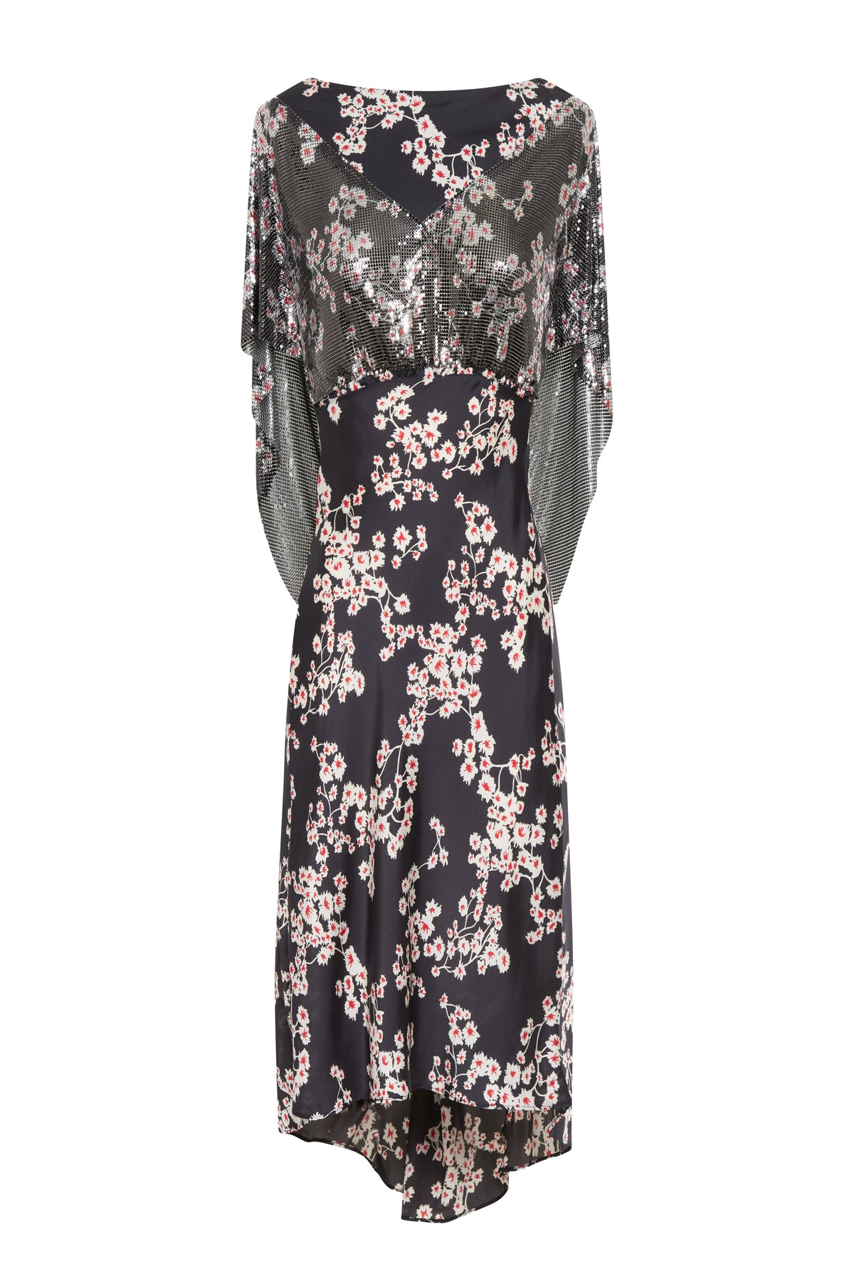 Robe pailletée à imprimé - Black Sakura