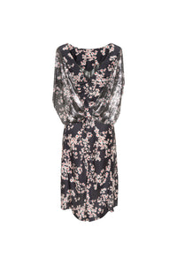 Robe pailletée à imprimé - Black Sakura