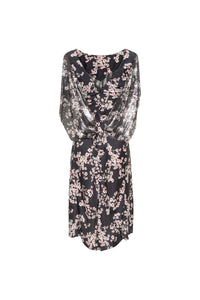 Robe pailletée à imprimé - Black Sakura
