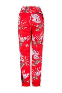 Patterned jogging trousers - Red Hawai