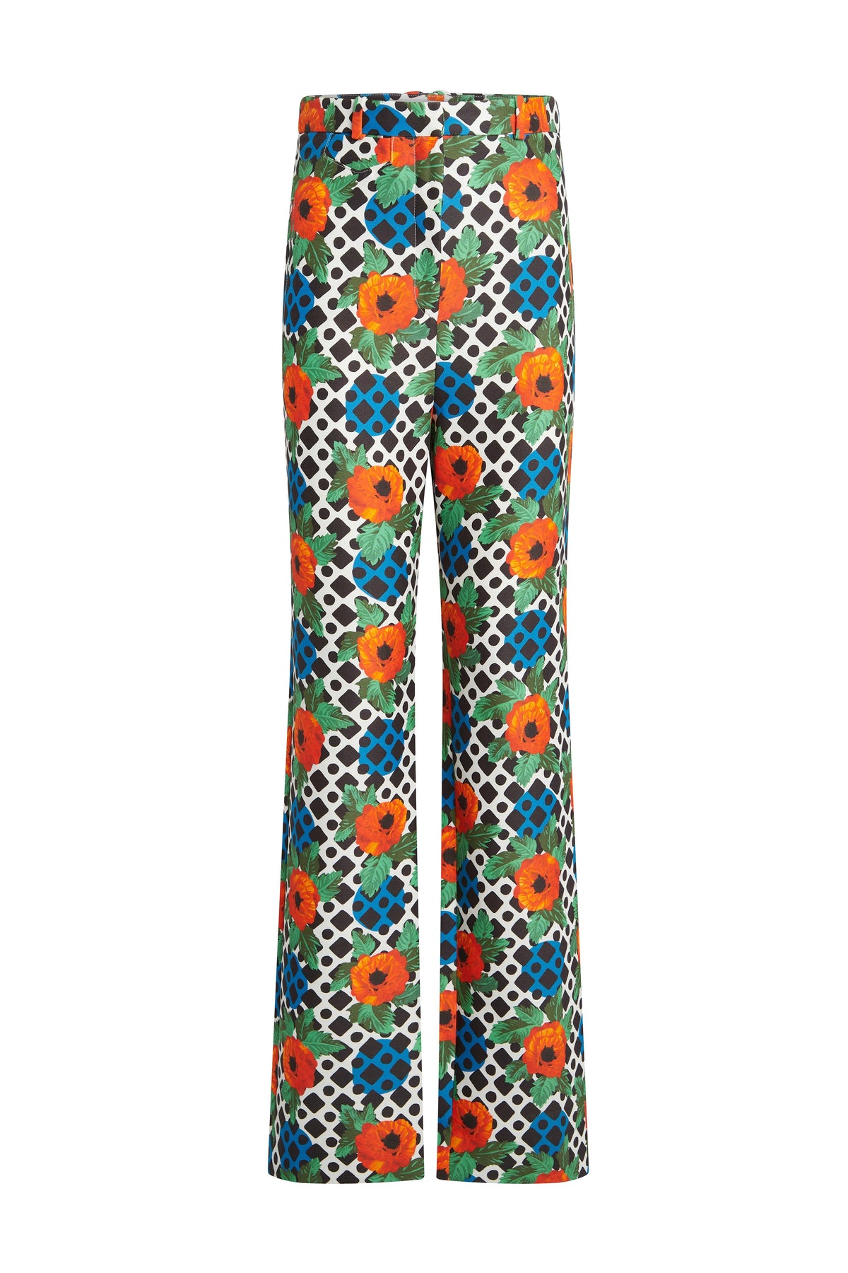 ZNO PICS ORANGE FLOWER Pantalon Pantalon