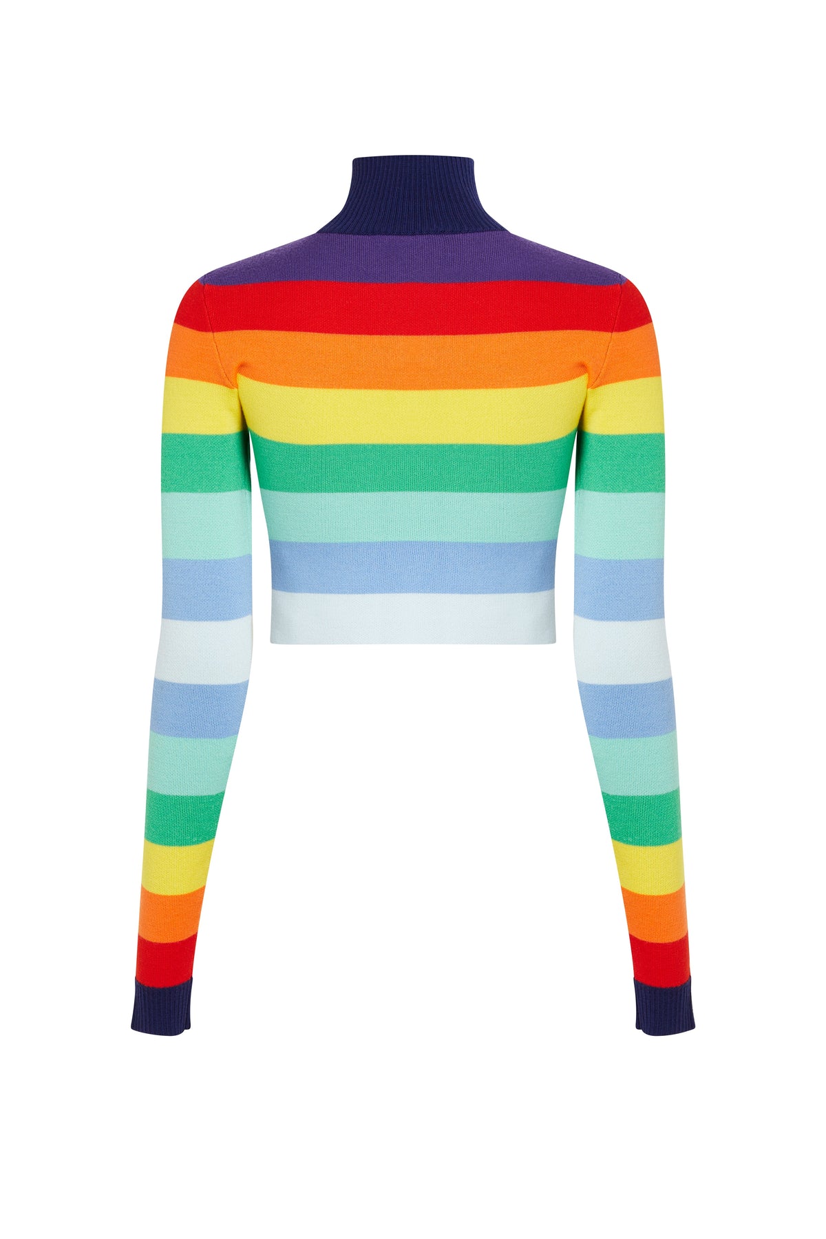 Pull à rayures en laine - Rainbow Stripes