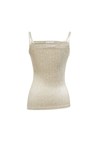 Débardeur drapé à bretelles - Silver & Gold