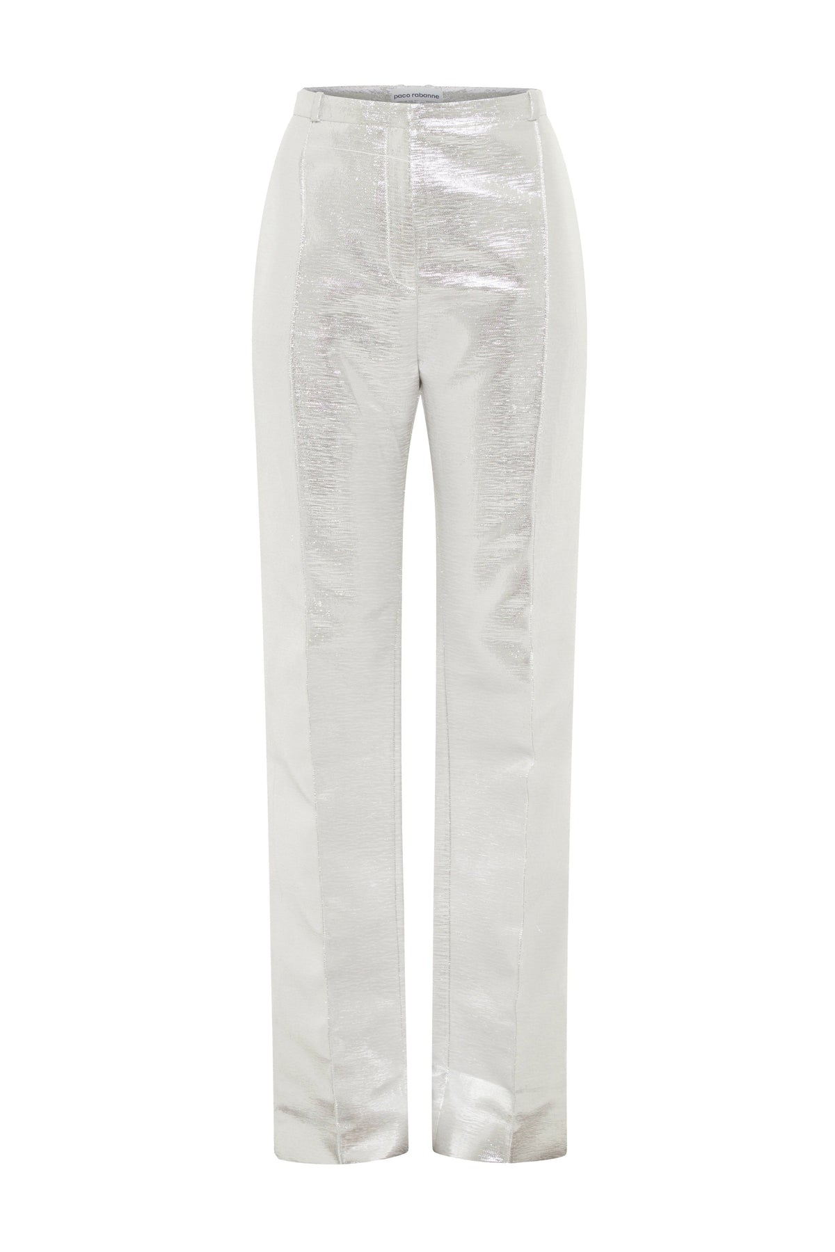 Pantalon taille haute scintillant - Silver