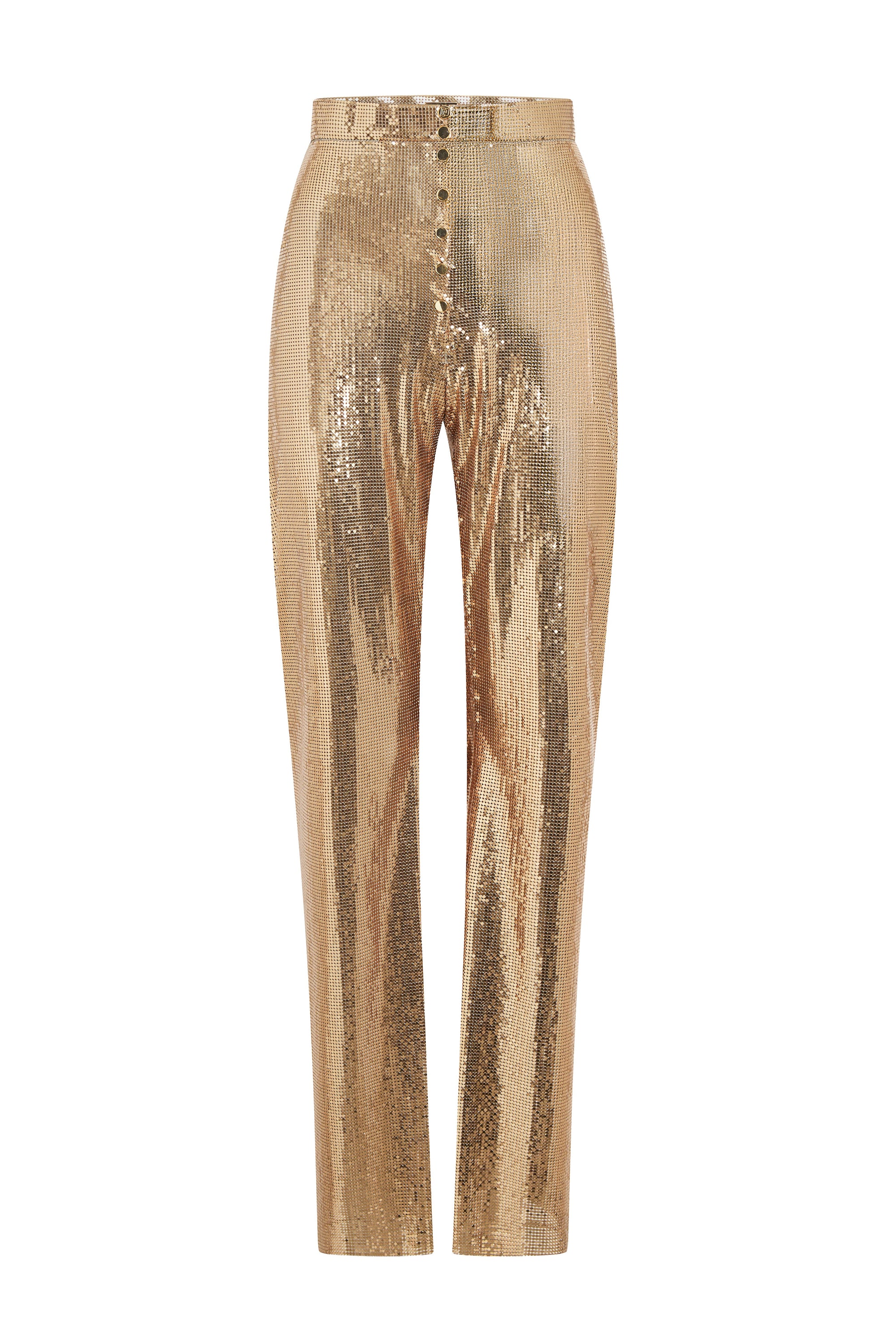 Sequin trousers - Gold