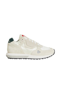 Baskets running en suede - White