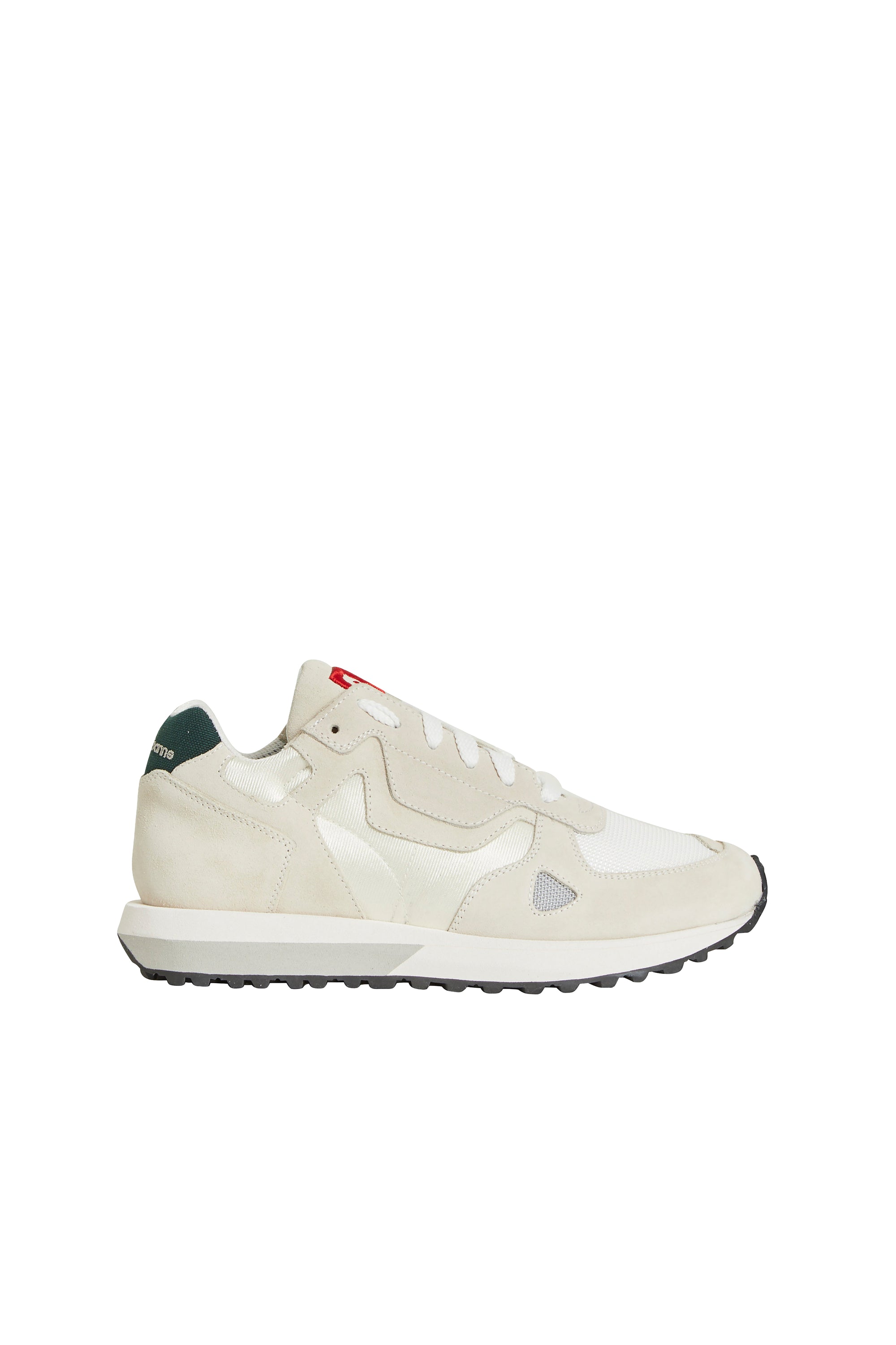 Suede running trainers - White