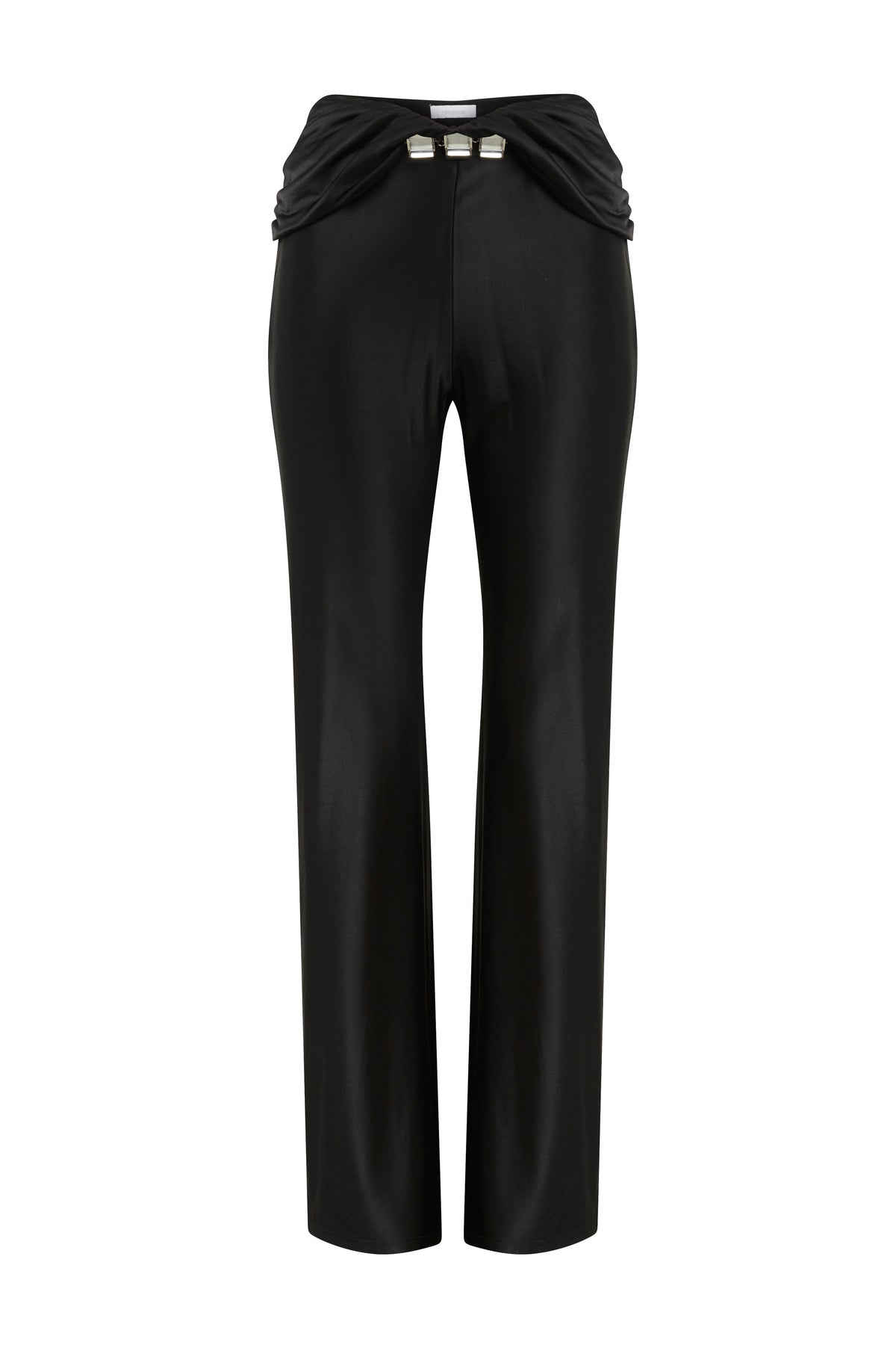 Pantalon droit double drapé - Black