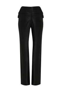 Pantalon droit double drapé - Black