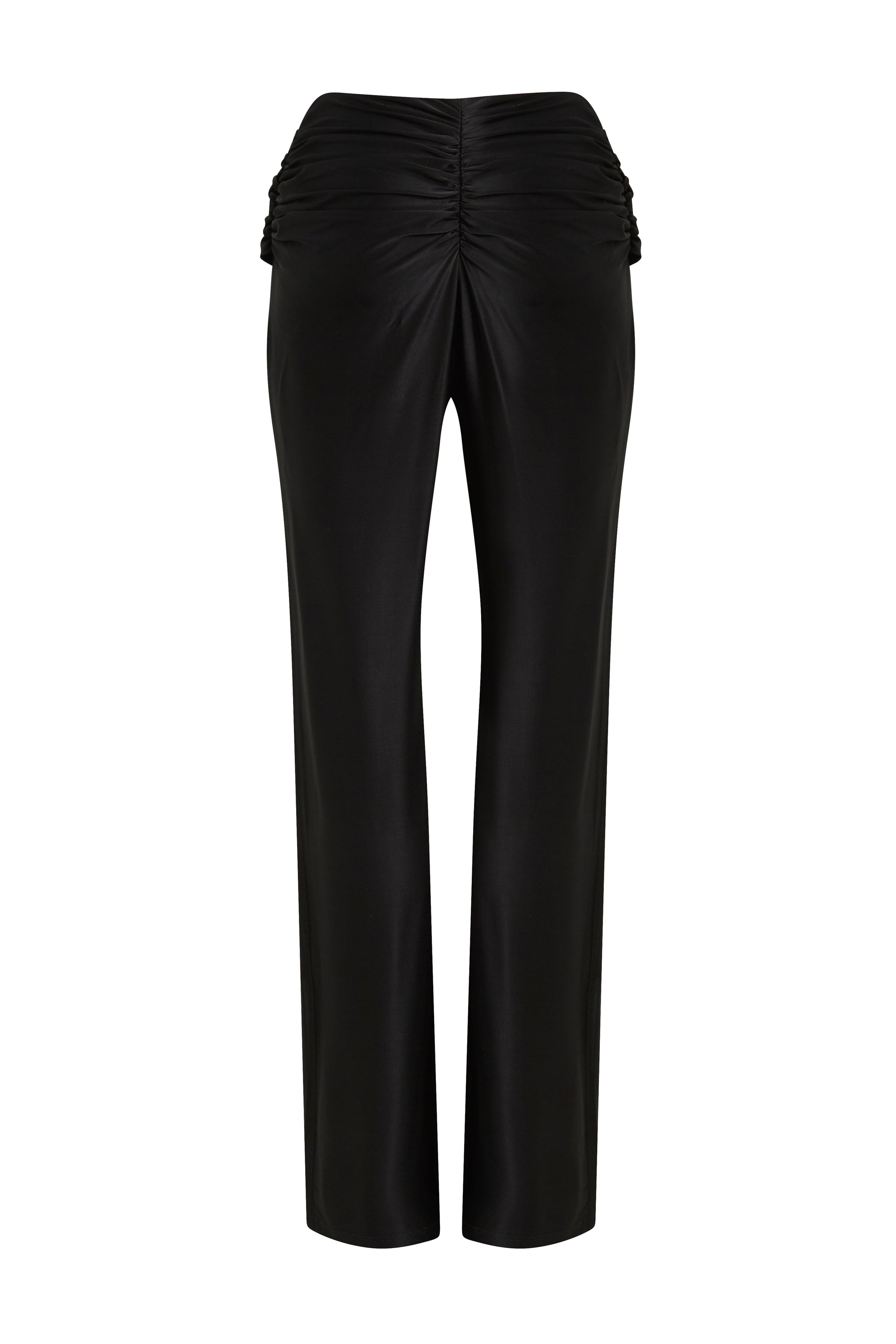 Pantalon droit double drapé - Black