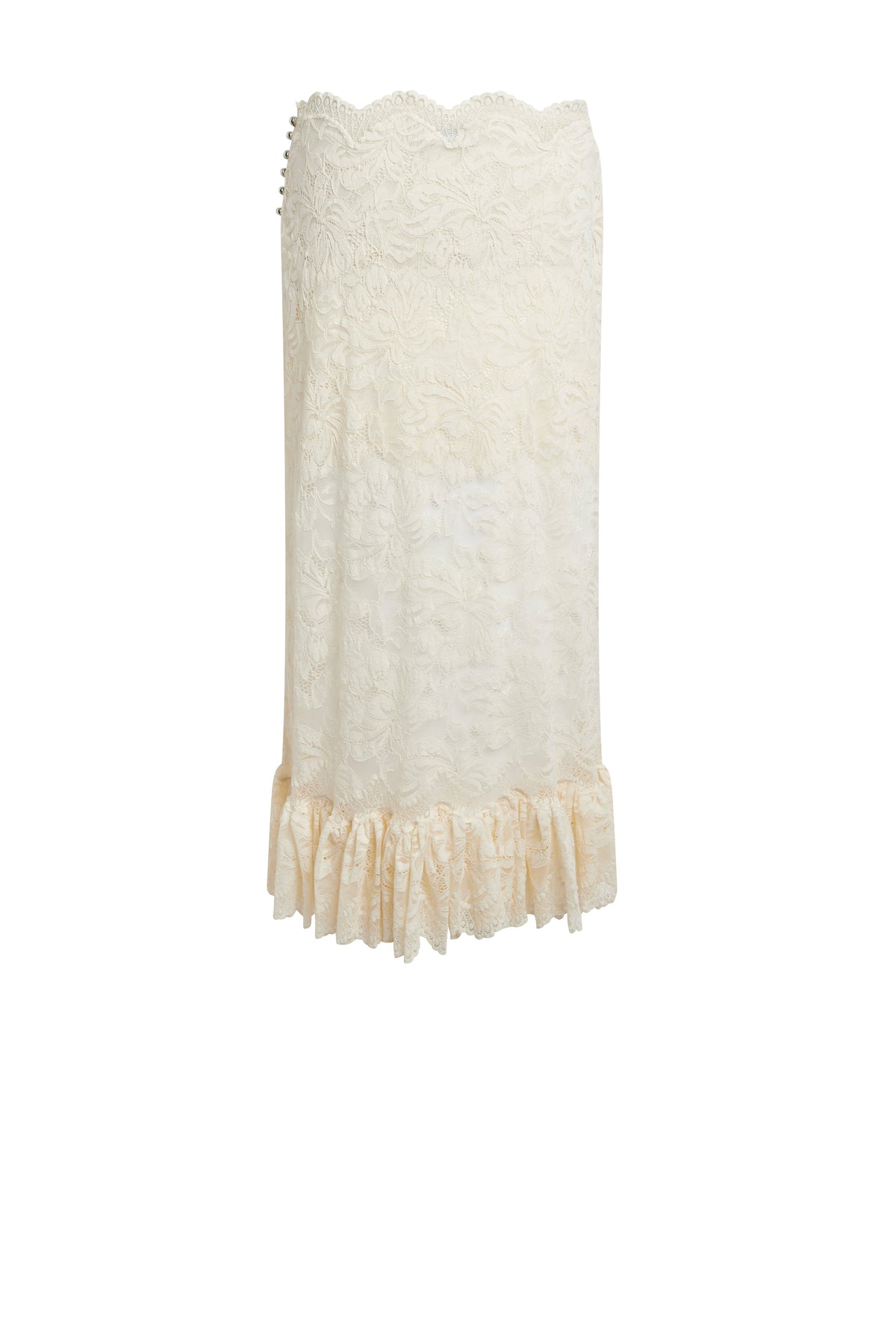 Jupe longue à dentelle - Ivory