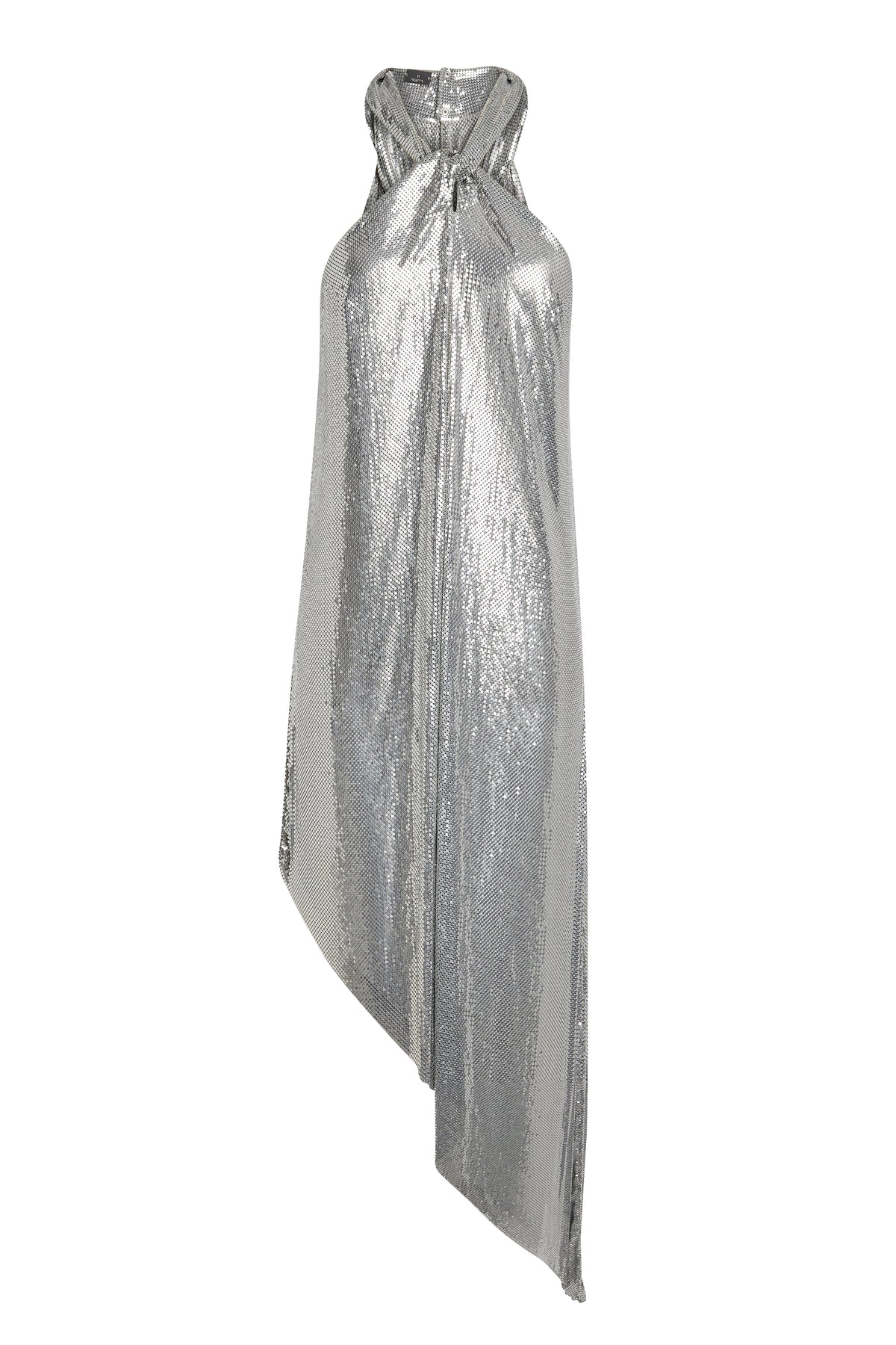 Robe asymétrique scintillante - Silver