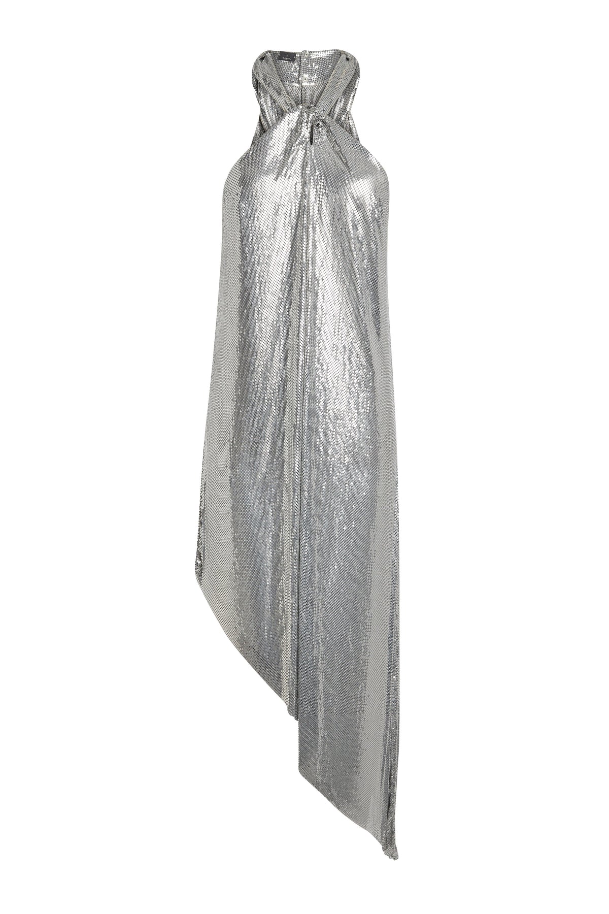 Robe asymétrique scintillante - Silver