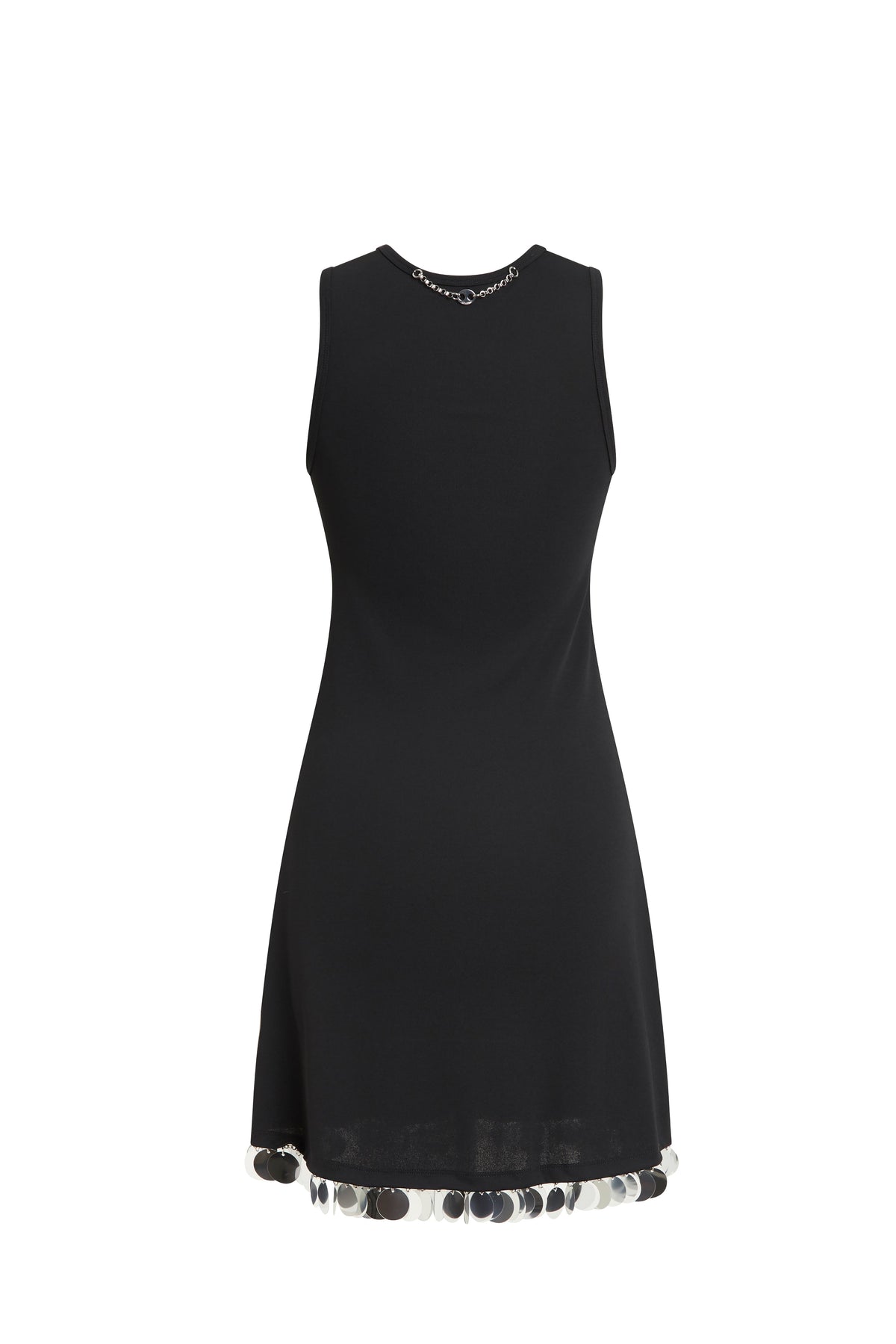 Robe courte avec pastilles 1969 - Black
