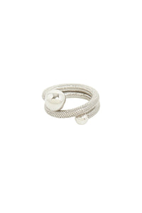 Bague Pixel Tube - Silver