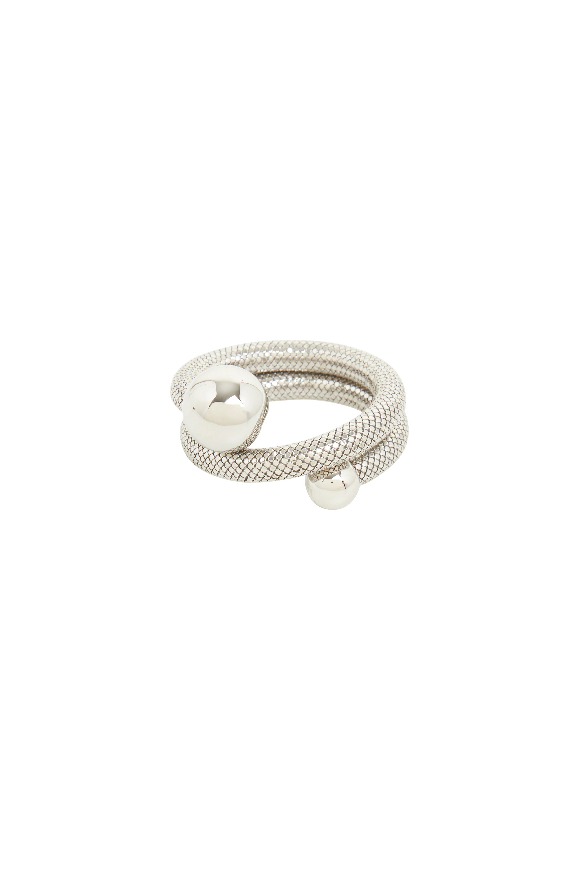 Bague Pixel Tube - Silver