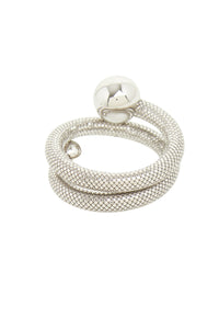 Bague Pixel Tube - Silver