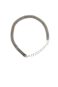 Ceinture à maillons - Black & Silver