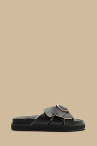 Daisy sandals in leather - Black