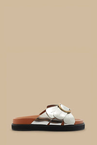 Daisy sandals in leather - Silver