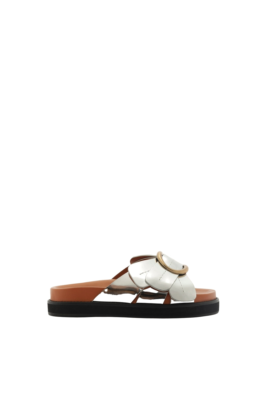 Daisy sandals in leather - Silver