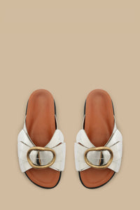 Daisy sandals in leather - Silver