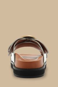 Daisy sandals in leather - Silver