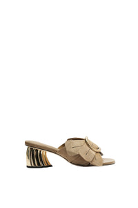 Taupe Mules - Taupe