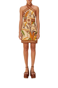 Foliage Sketch Sand Robe courte - Foliage Sketch Sand