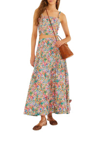 NEW_DIFFUSELY_Peasant Floral Off White Top - Peasant Floral Off White