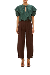 Maxi Lace blouse - Green