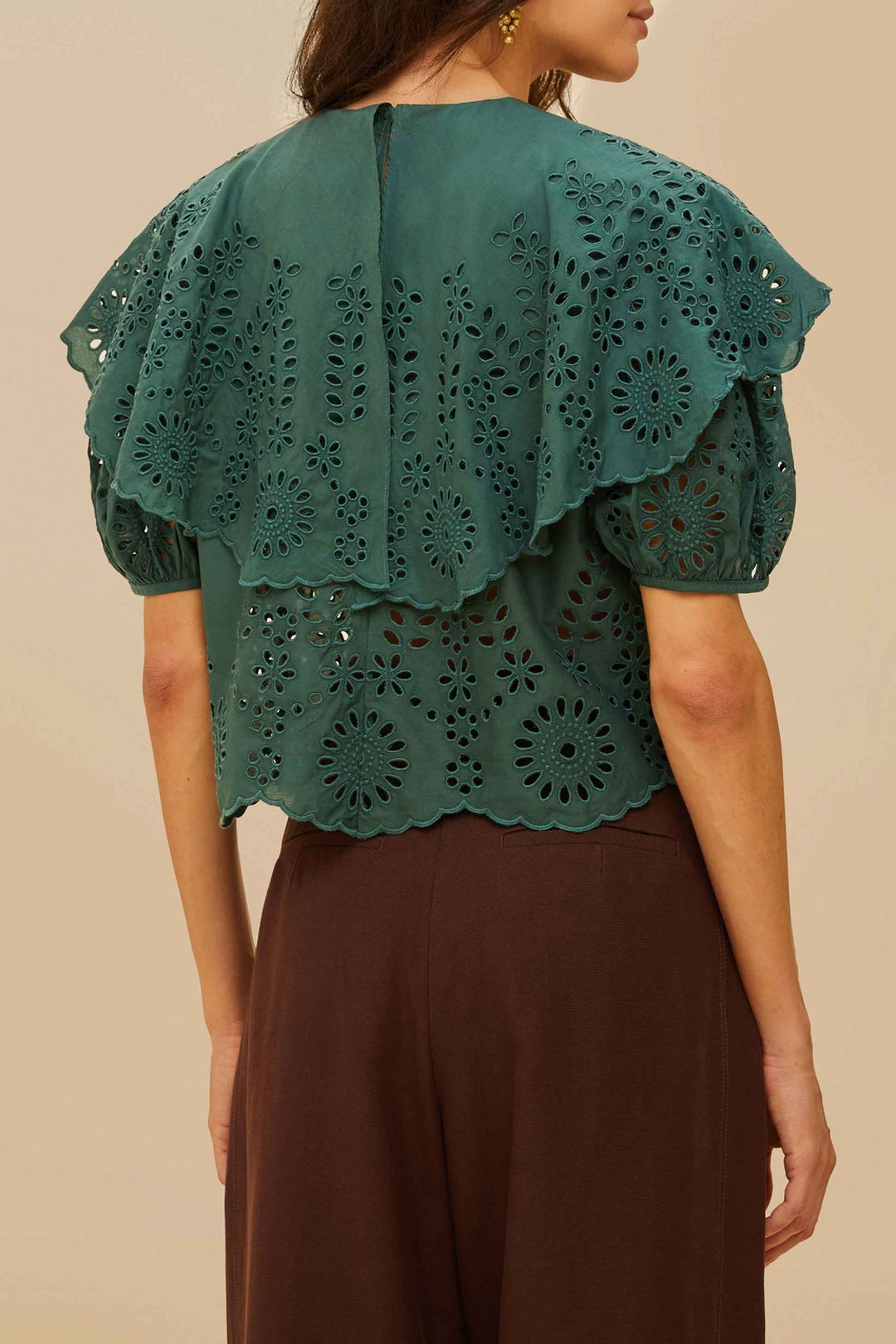Maxi Lace blouse - Green