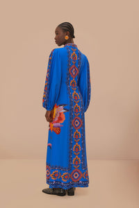 NEW_Lucy Floral Tapestry Blue Robes longues - Lucy Floral Tapestry Blue