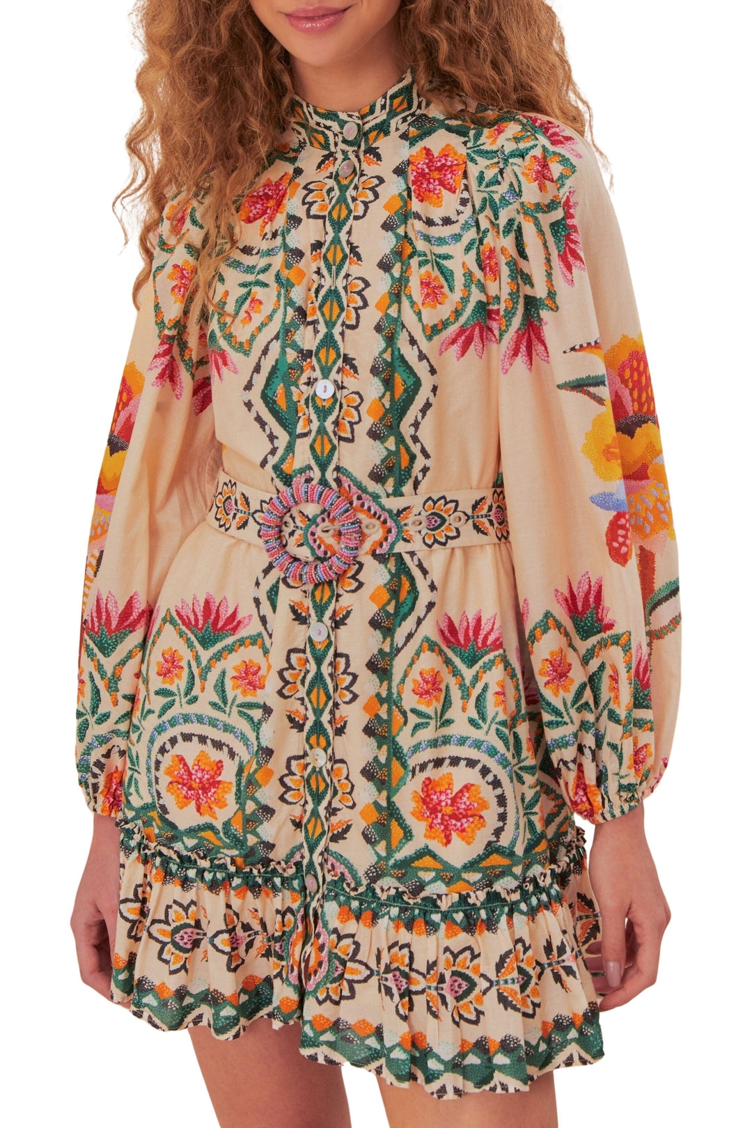 DJV_Lucy Floral Tapestry Blue Robes courtes - Lucy Floral Tapestry Blue