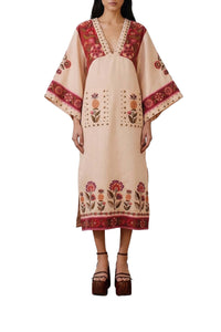 Cream Robe midi - Cream